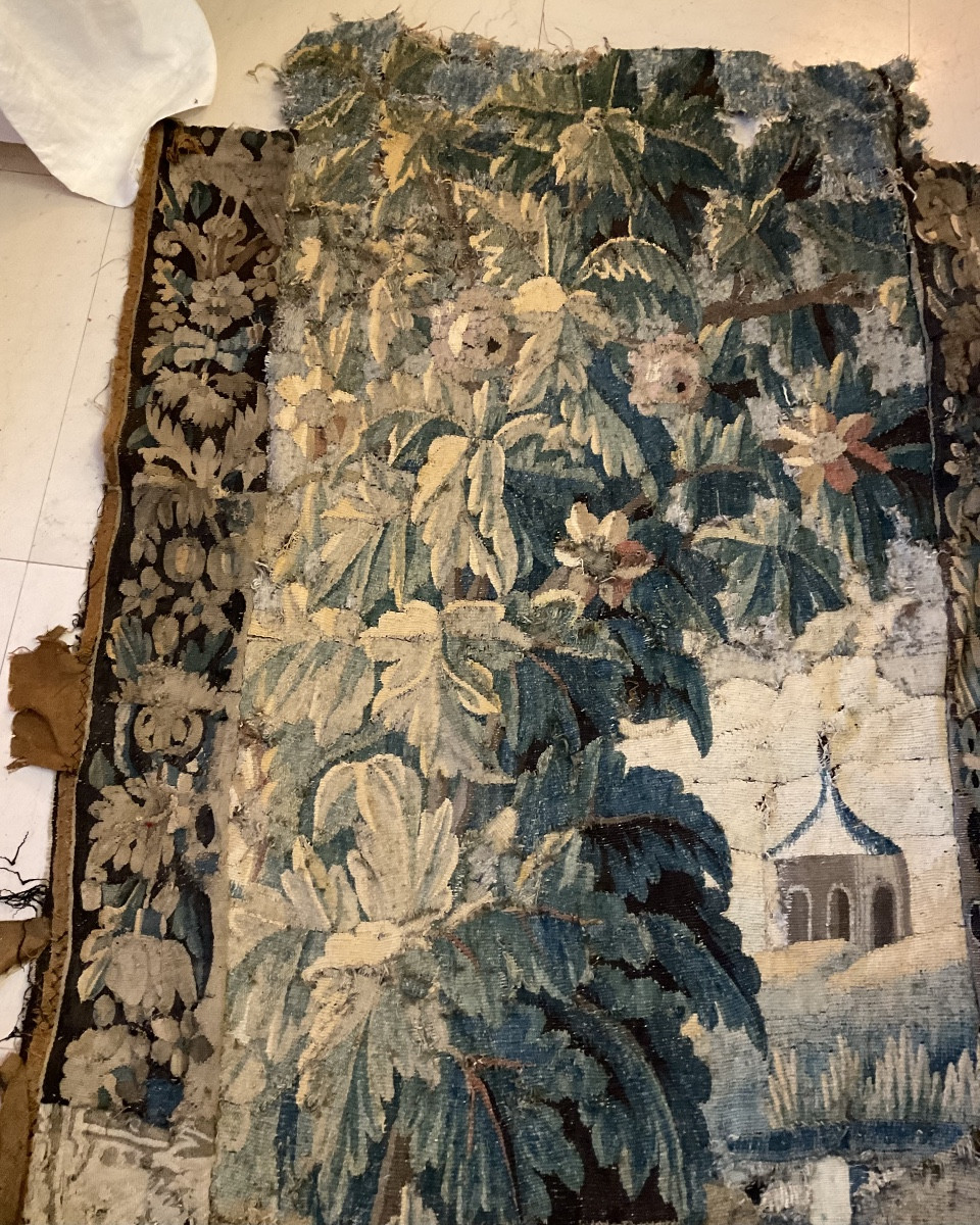 In Its Original State, An Old Tapestry Kiosk In A Park-photo-3