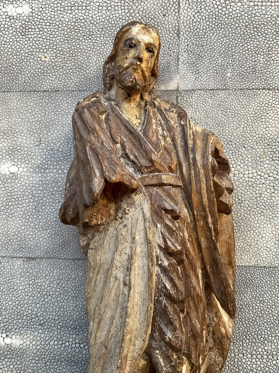 Saint Jean Baptiste bois XVIIIe-photo-2