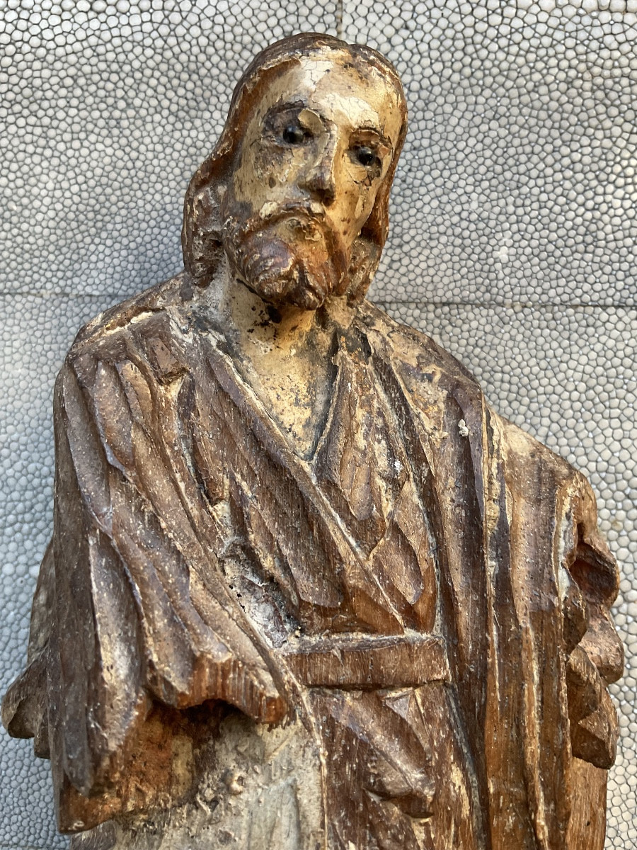 Saint Jean Baptiste bois XVIIIe-photo-1