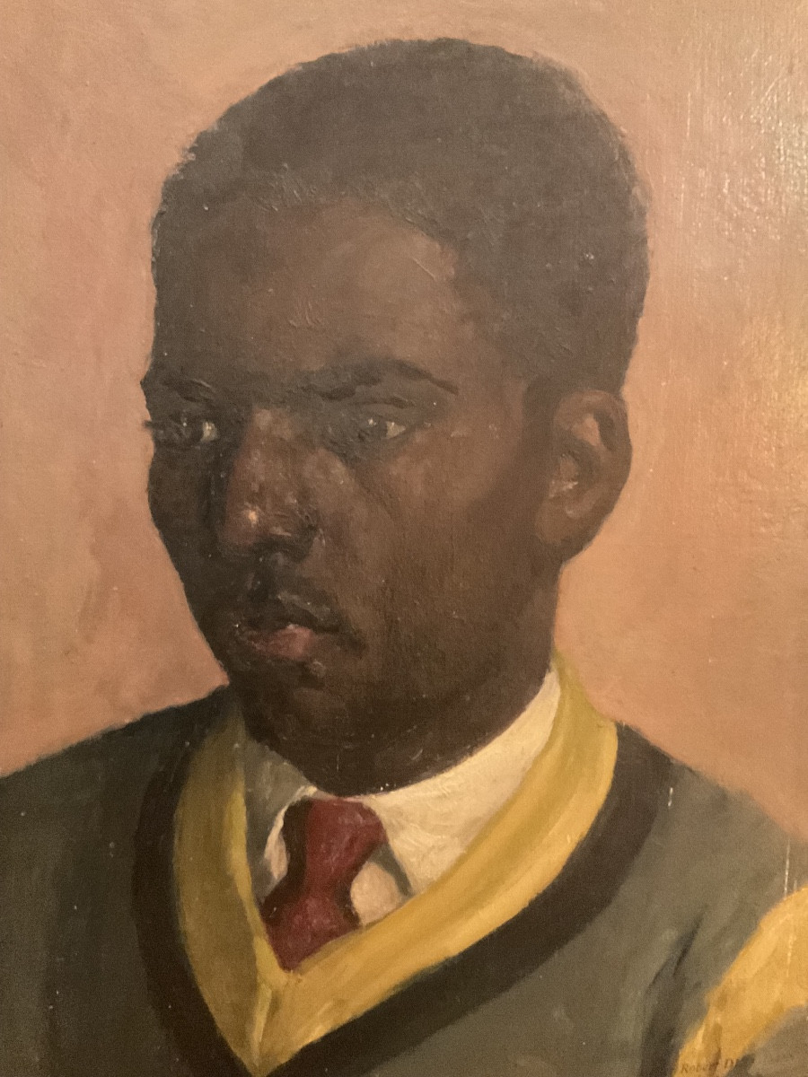 Portrait de boxeur noir américain par Robert Deloison-photo-4