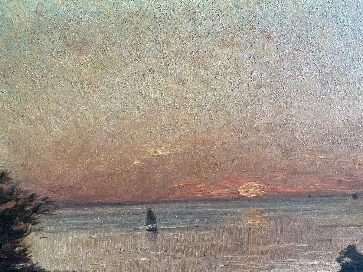 Sunset In The Bay Of Somme By Louis Braquaval-photo-4