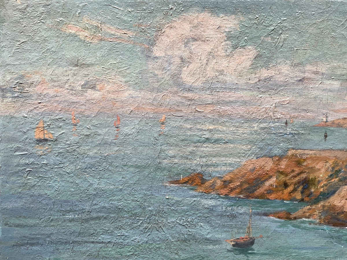 Toile Bretagne par Auguste Émile Flick Metz 1845-photo-2