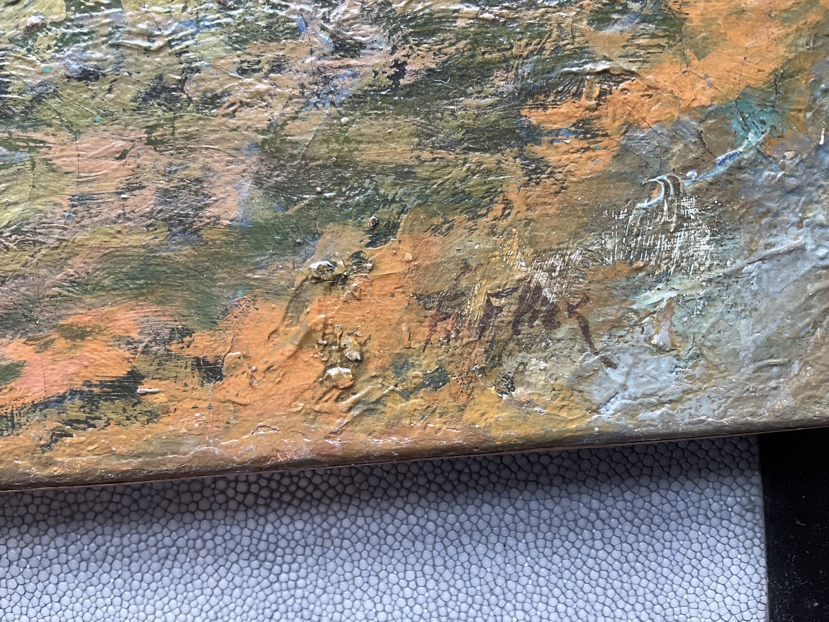 Toile Bretagne par Auguste Émile Flick Metz 1845-photo-1