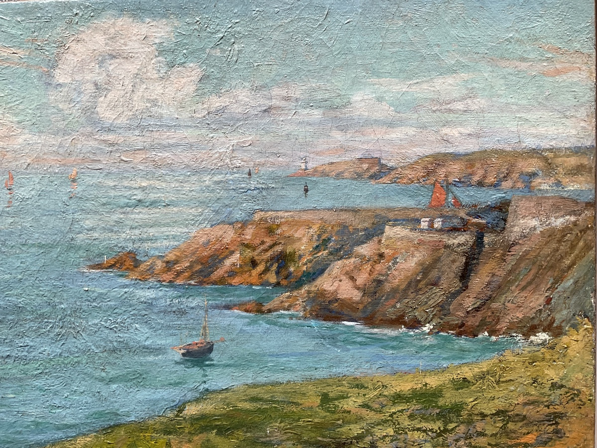 Toile Bretagne par Auguste Émile Flick Metz 1845