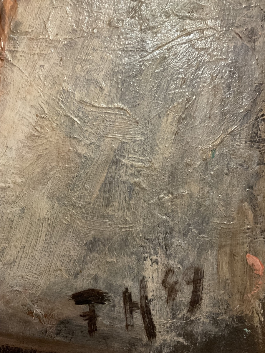 Portrait Of A Man With Round Glasses, 1949-photo-4