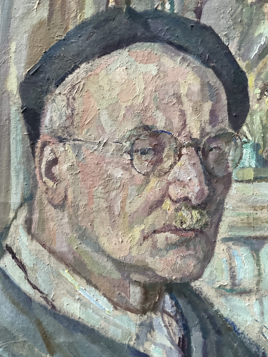 Autoportrait de peintre au soleil-photo-3