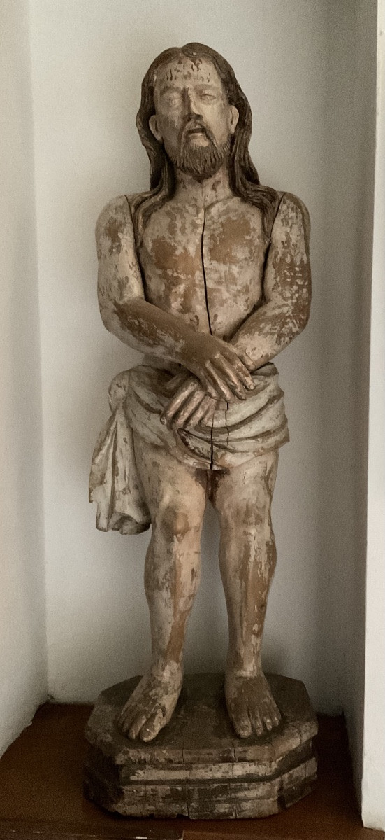 Christ aux  liensXVIIe allemand