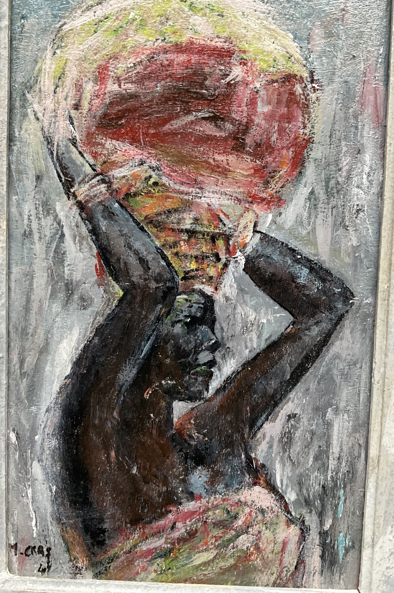 Porteuse d’eau Afrique Par Monique Gras 