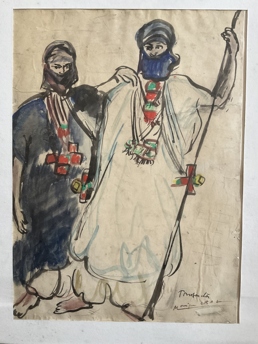 Couple Afrique du Nord par Monique Gras -photo-2