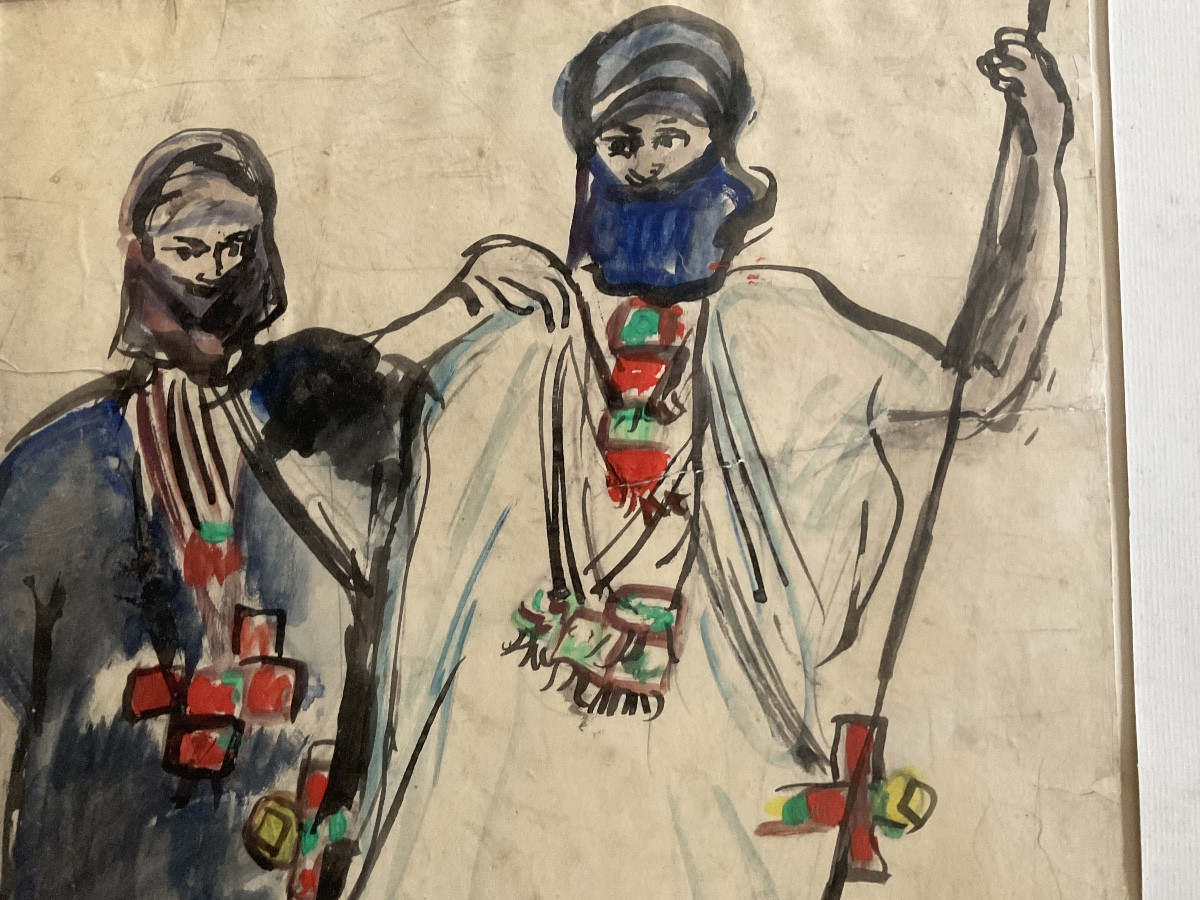 Couple Afrique du Nord par Monique Gras -photo-4