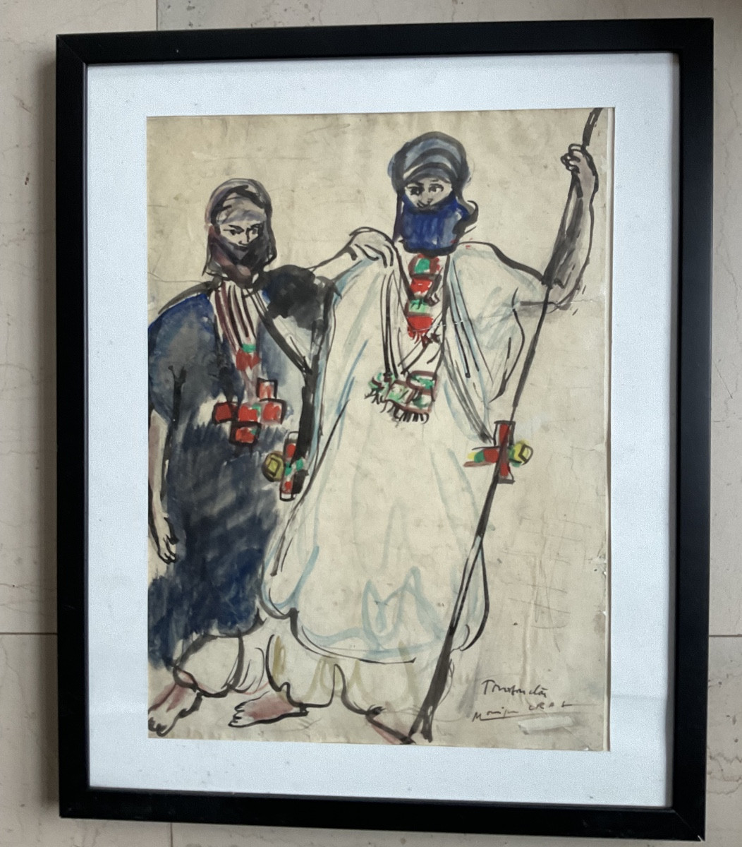 Couple Afrique du Nord par Monique Gras -photo-2