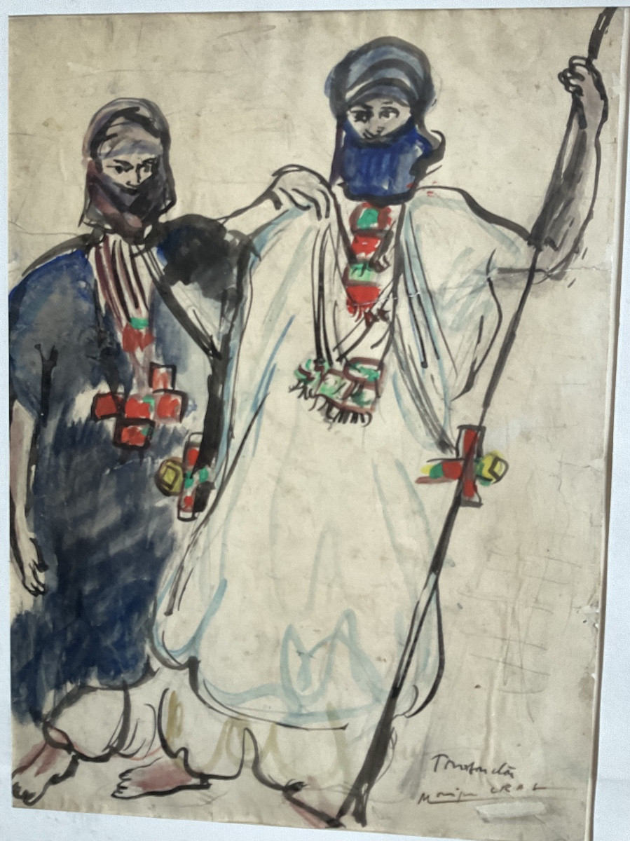 Couple Afrique du Nord par Monique Gras -photo-3