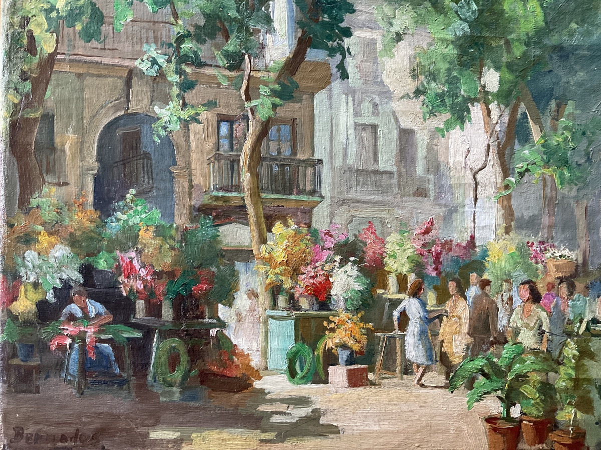 Barcelona Flower Market By Bernades Pont