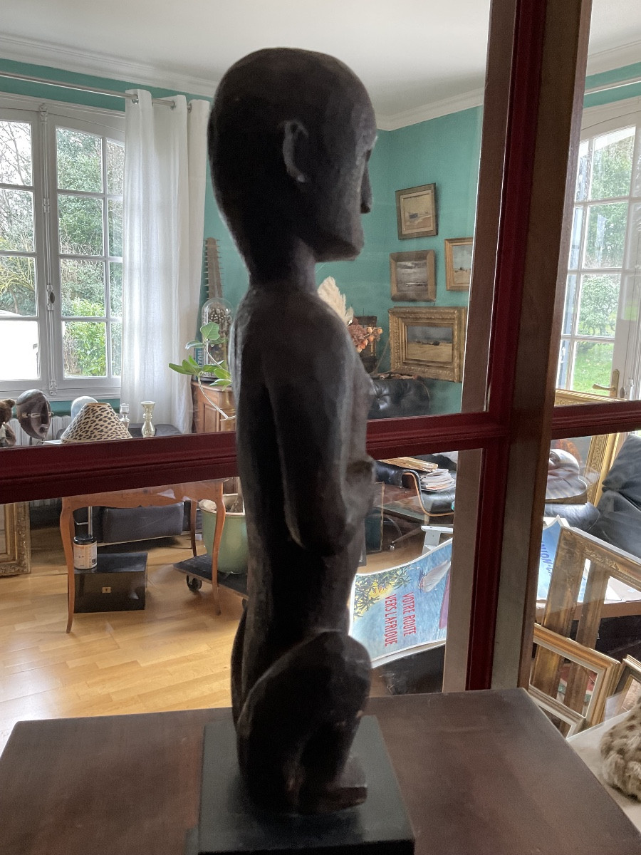 Indonesian Wooden Statuette-photo-3