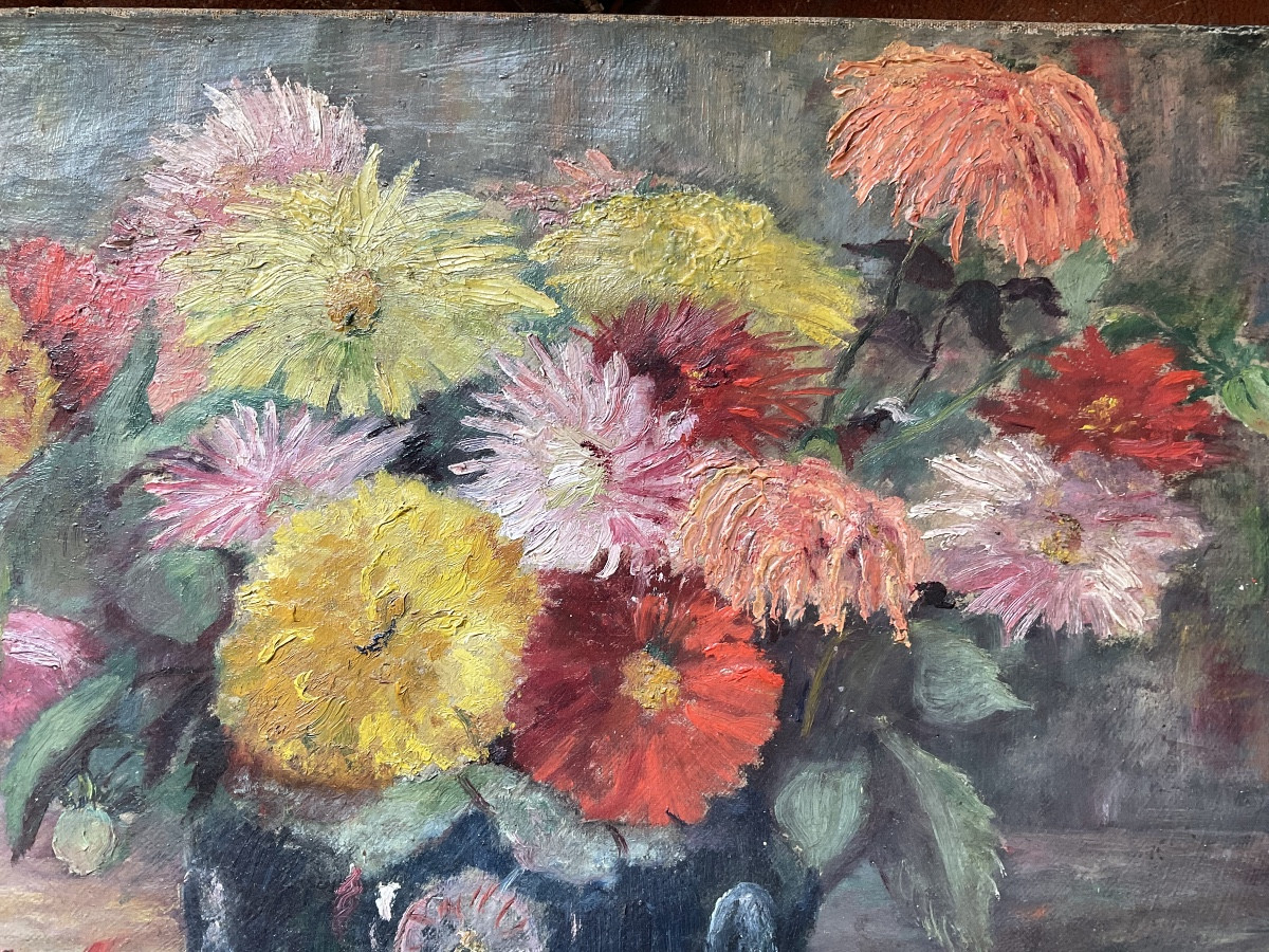 Flowers In A Vase By Barbut-photo-1