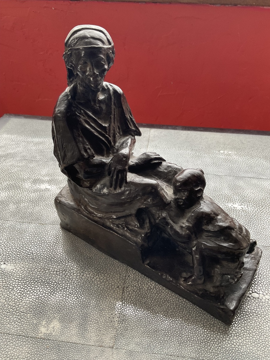 Orientalist Bronze By Alfredo Pina-photo-4