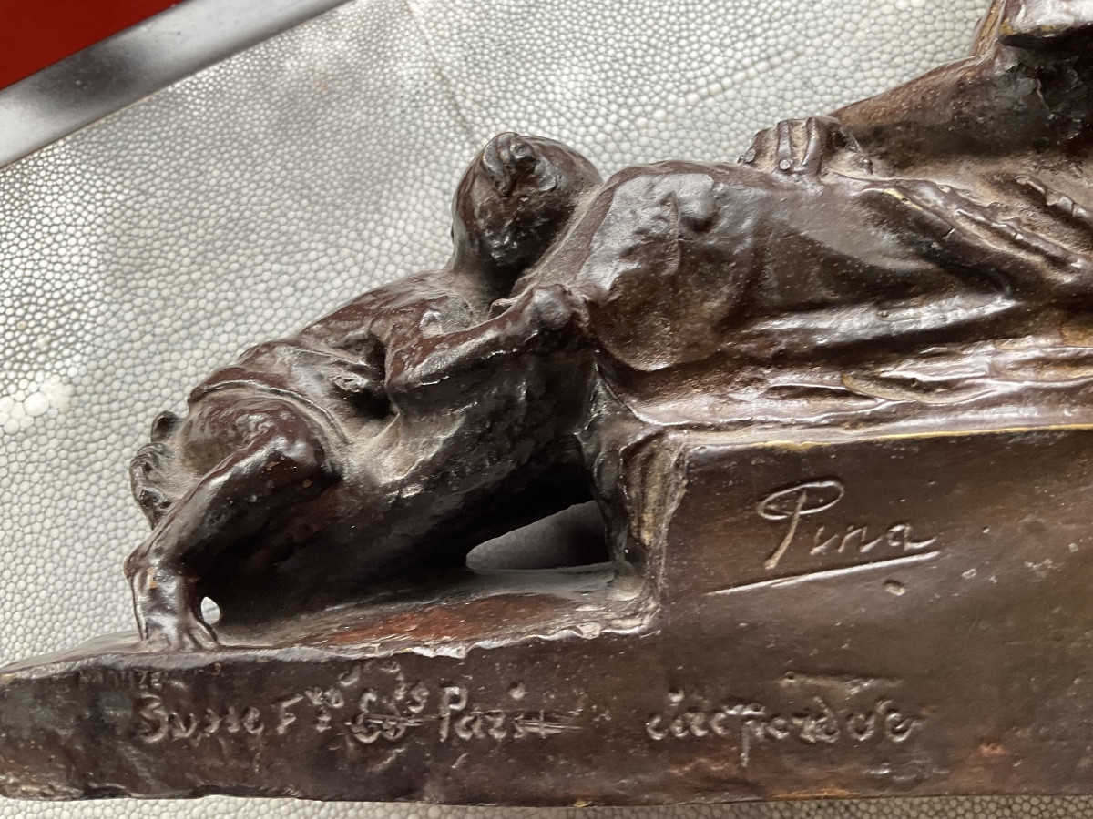 Orientalist Bronze By Alfredo Pina-photo-5