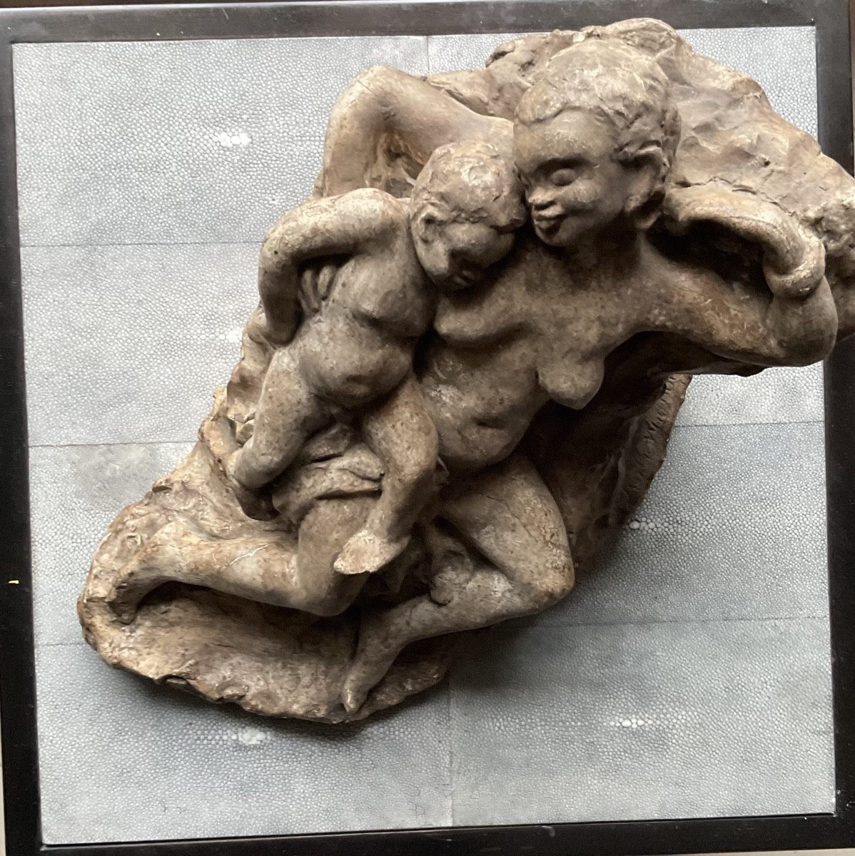 Plaster Cast From Marthe Widopff's Studio, 1934, Africanist Maternity-photo-5