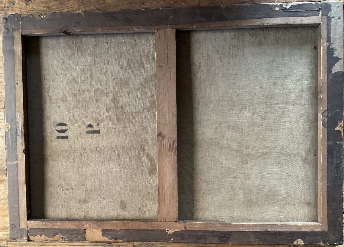 Emile Maillard Painting, Island Opposite Le Portel-photo-2