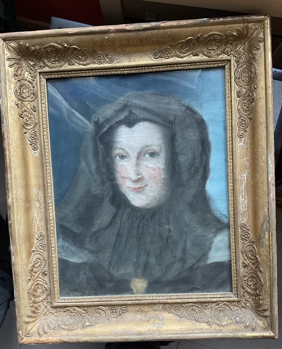 Pastel de religieuse debutXIXe-photo-3