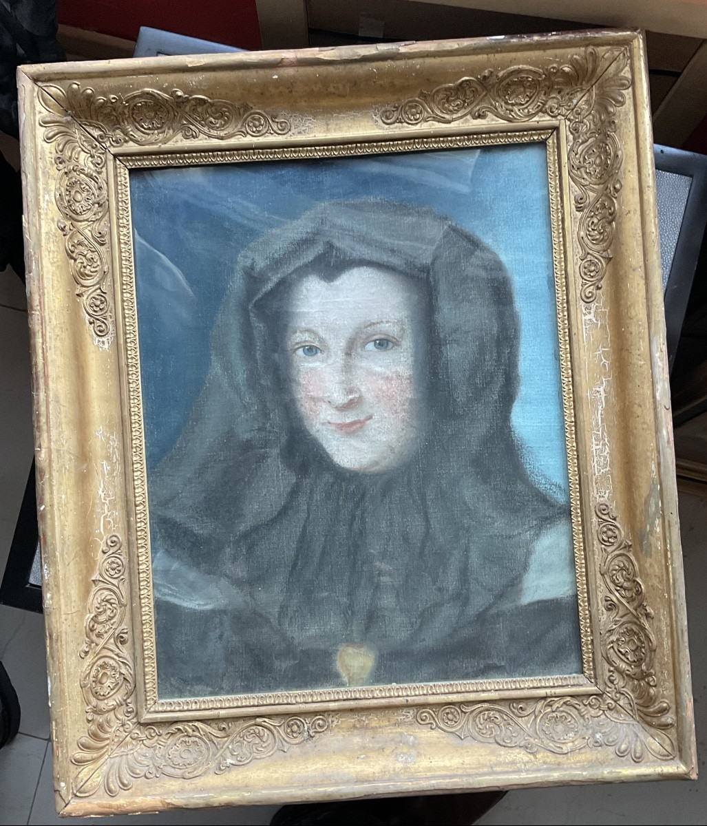 Pastel de religieuse debutXIXe-photo-2