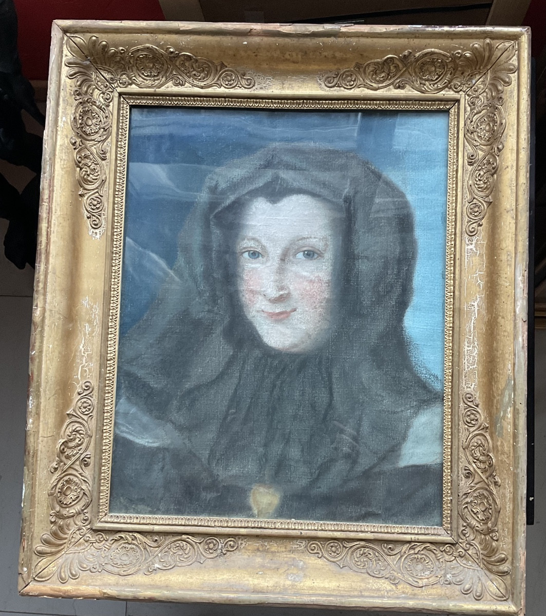 Pastel de religieuse debutXIXe