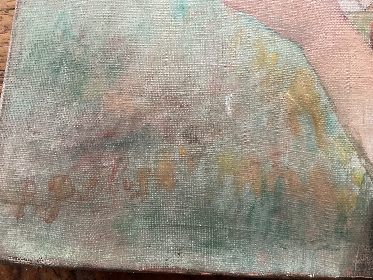 The Soldier's Letter, Oil On Canvas-photo-6