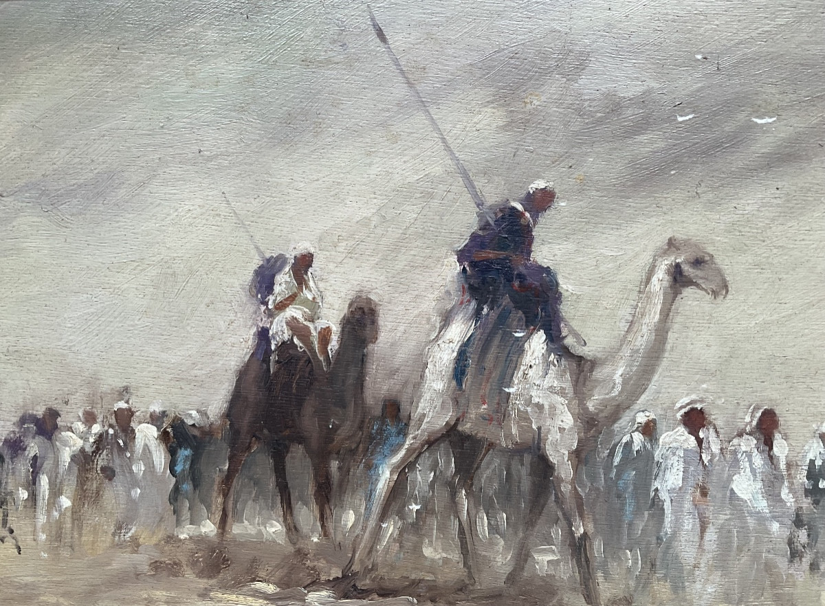 Fantasia huile sur panneau À Perez