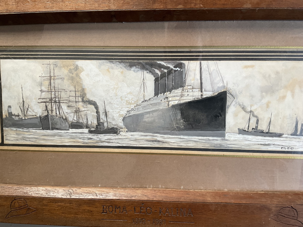 Departure Of The African Boats 