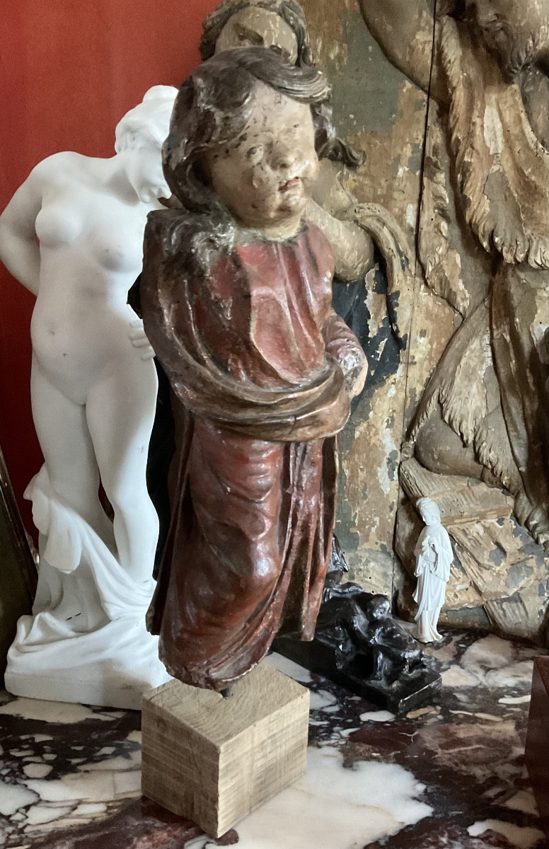 17th Century Wooden Statue