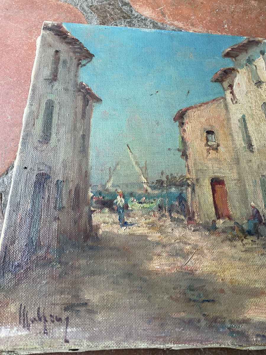 Two Paintings By Malfroy Les Martigues-photo-2