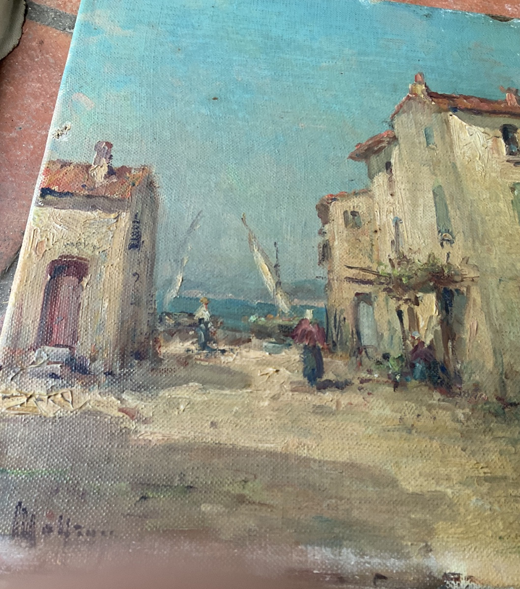 Two Paintings By Malfroy Les Martigues-photo-3