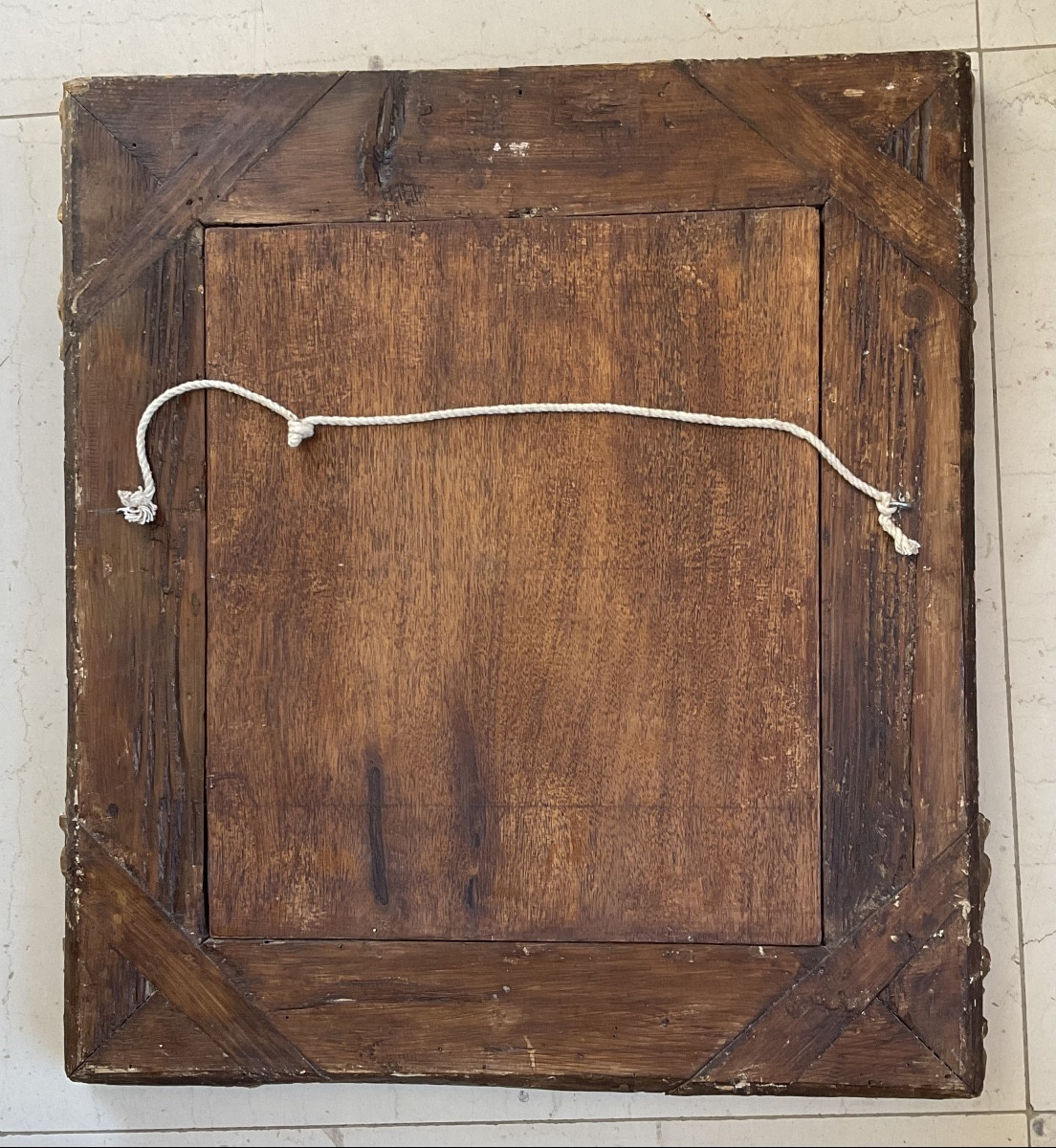 Cadre en bois doré avec parclosesXVIIIe-photo-2