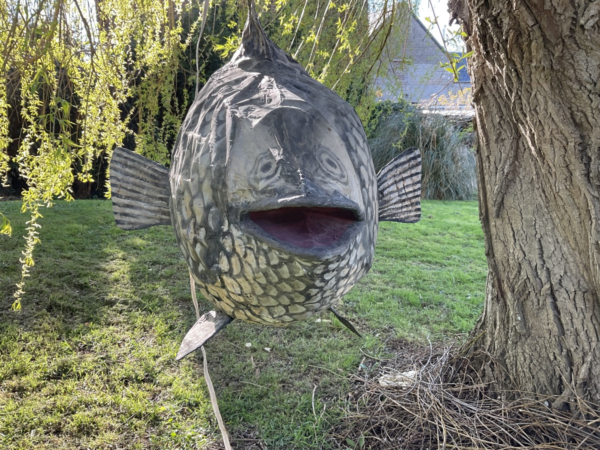 Très gros poisson exposition internatinale de Paris 180cm-photo-3