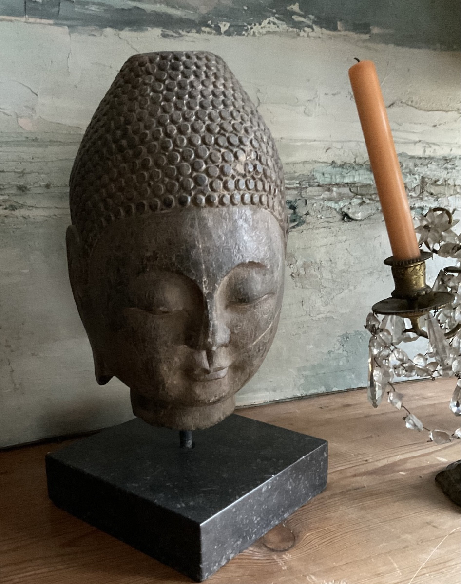 Stone Buddha Head-photo-1