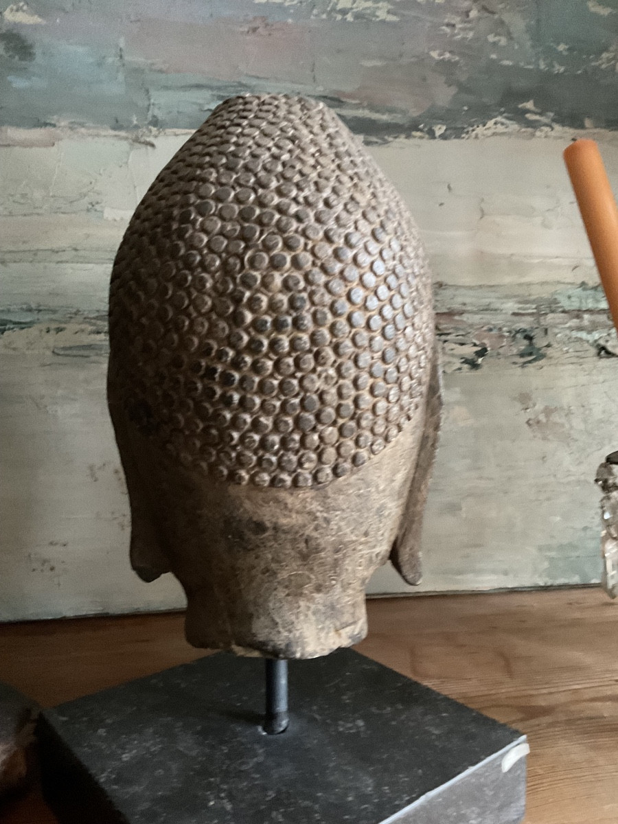 Stone Buddha Head-photo-3