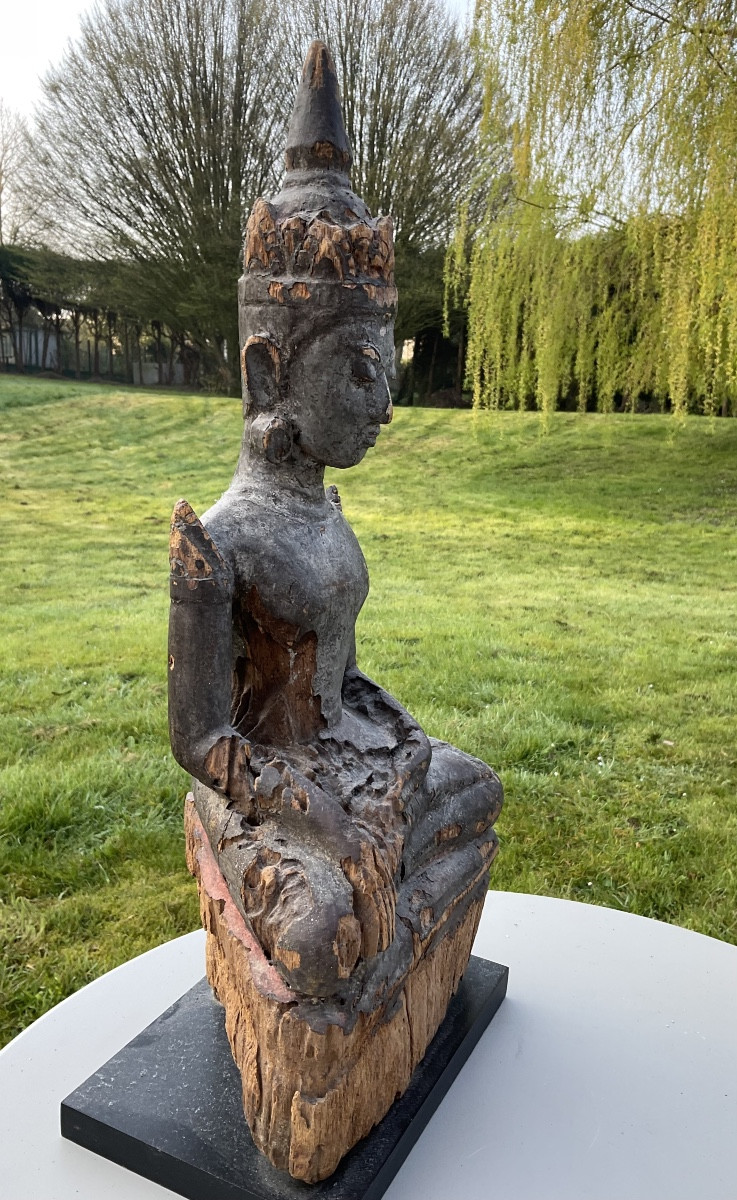 Wooden Statue From Laos -photo-2