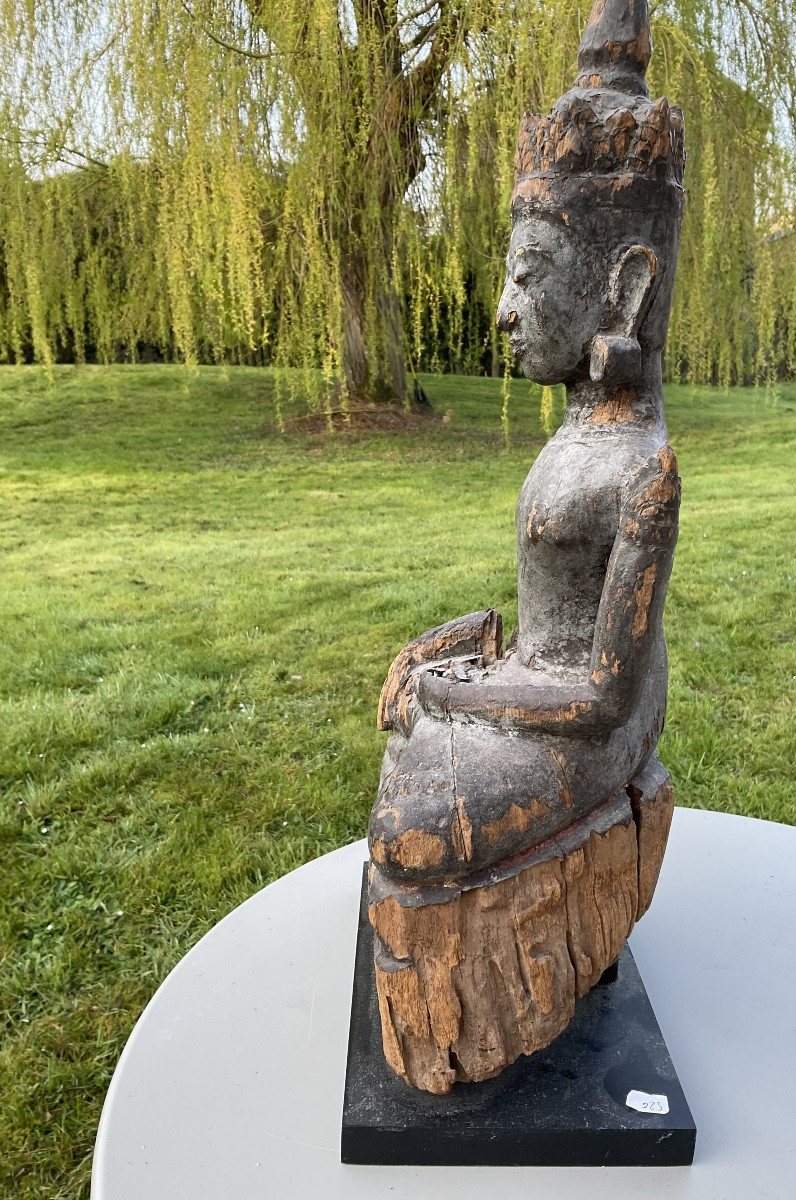 Wooden Statue From Laos -photo-4