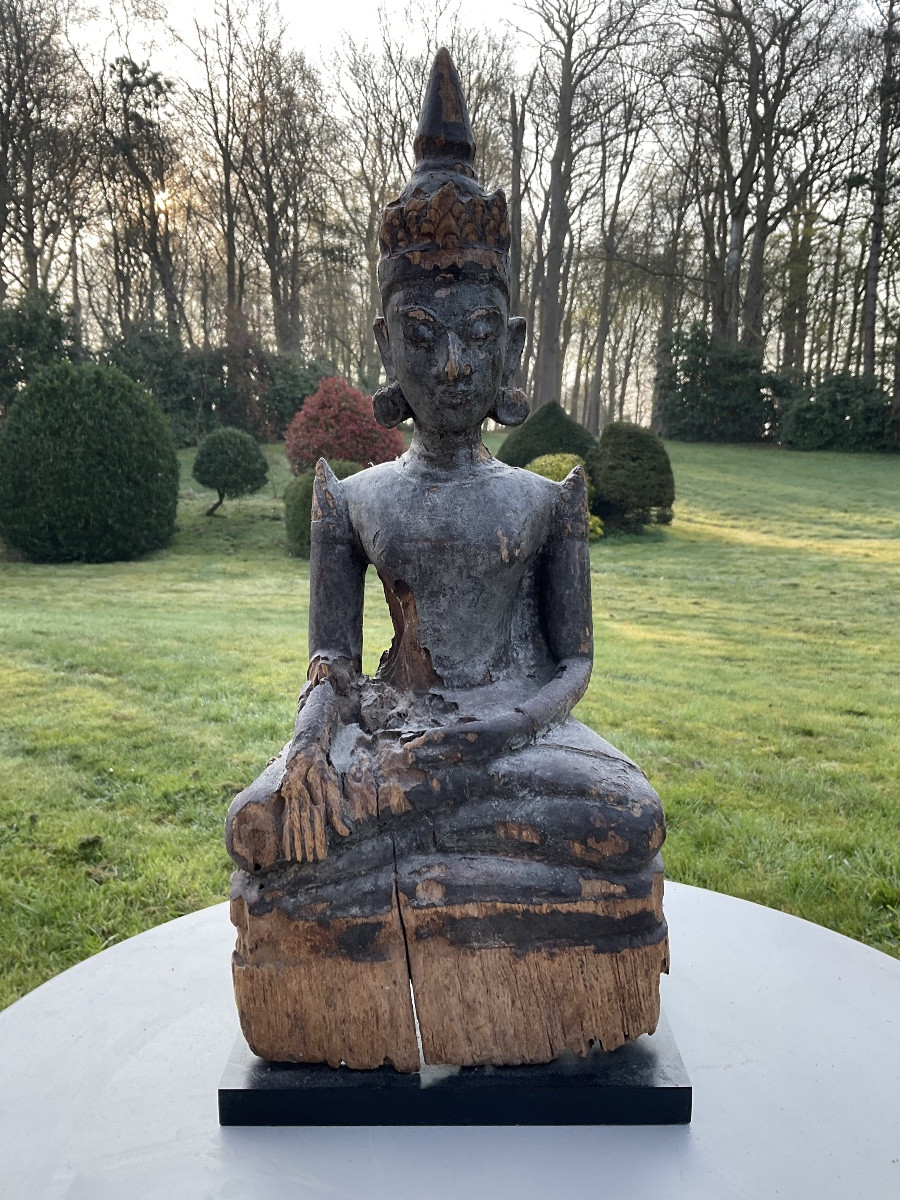 Wooden Statue From Laos -photo-2