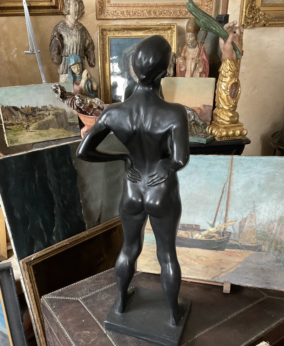 Bronze de Patrick Drouin Haut 84cm-photo-1