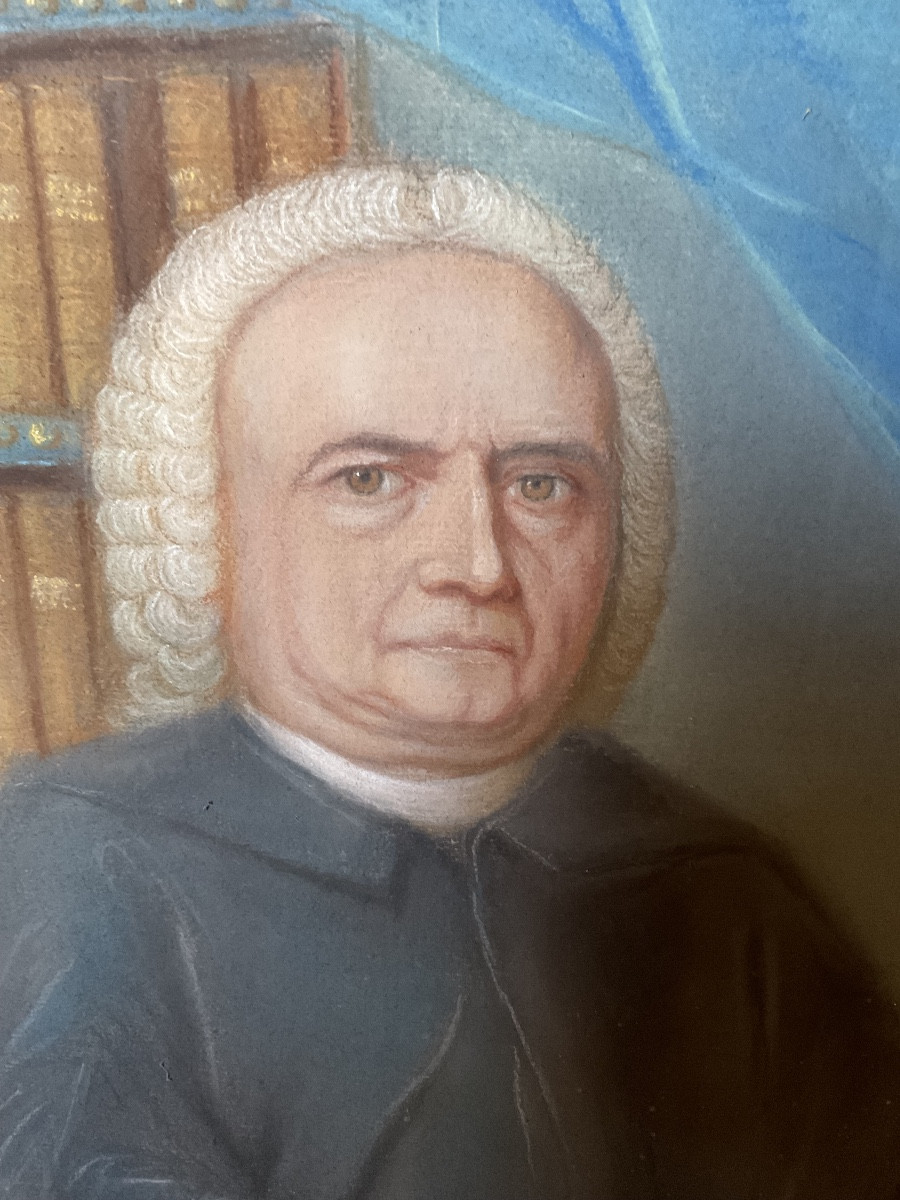 PastelXVIIIe Jésuite missionnaire Hollandais -photo-3