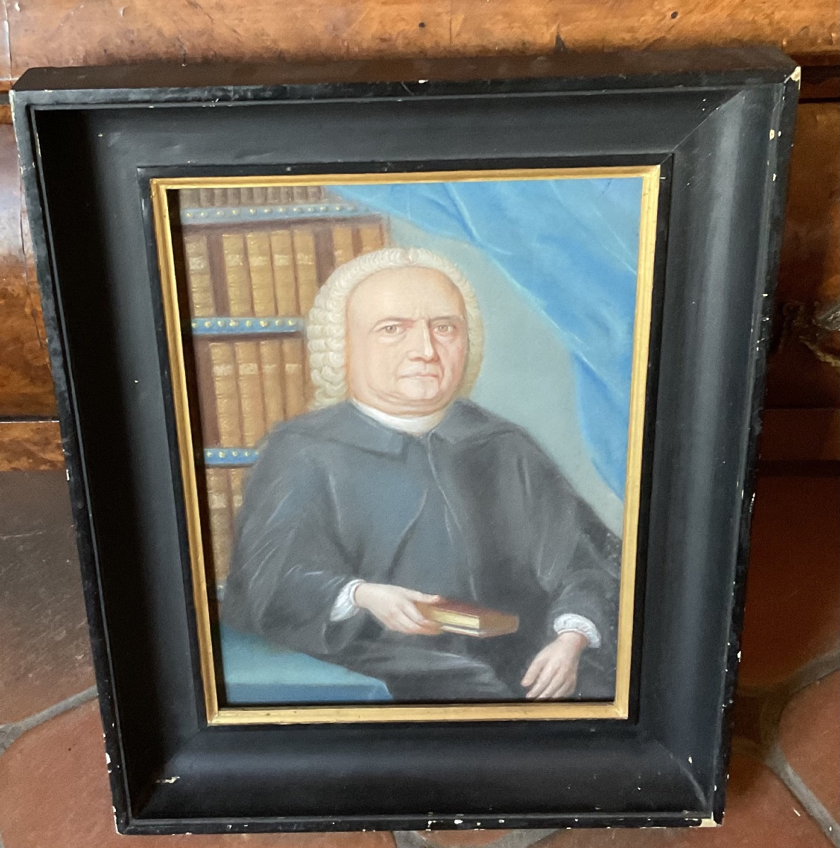 PastelXVIIIe Jésuite missionnaire Hollandais -photo-4