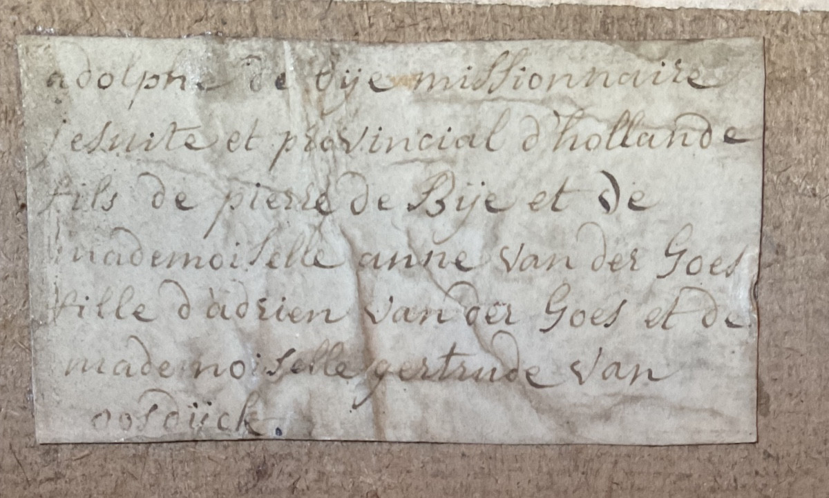 PastelXVIIIe Jésuite missionnaire Hollandais -photo-2