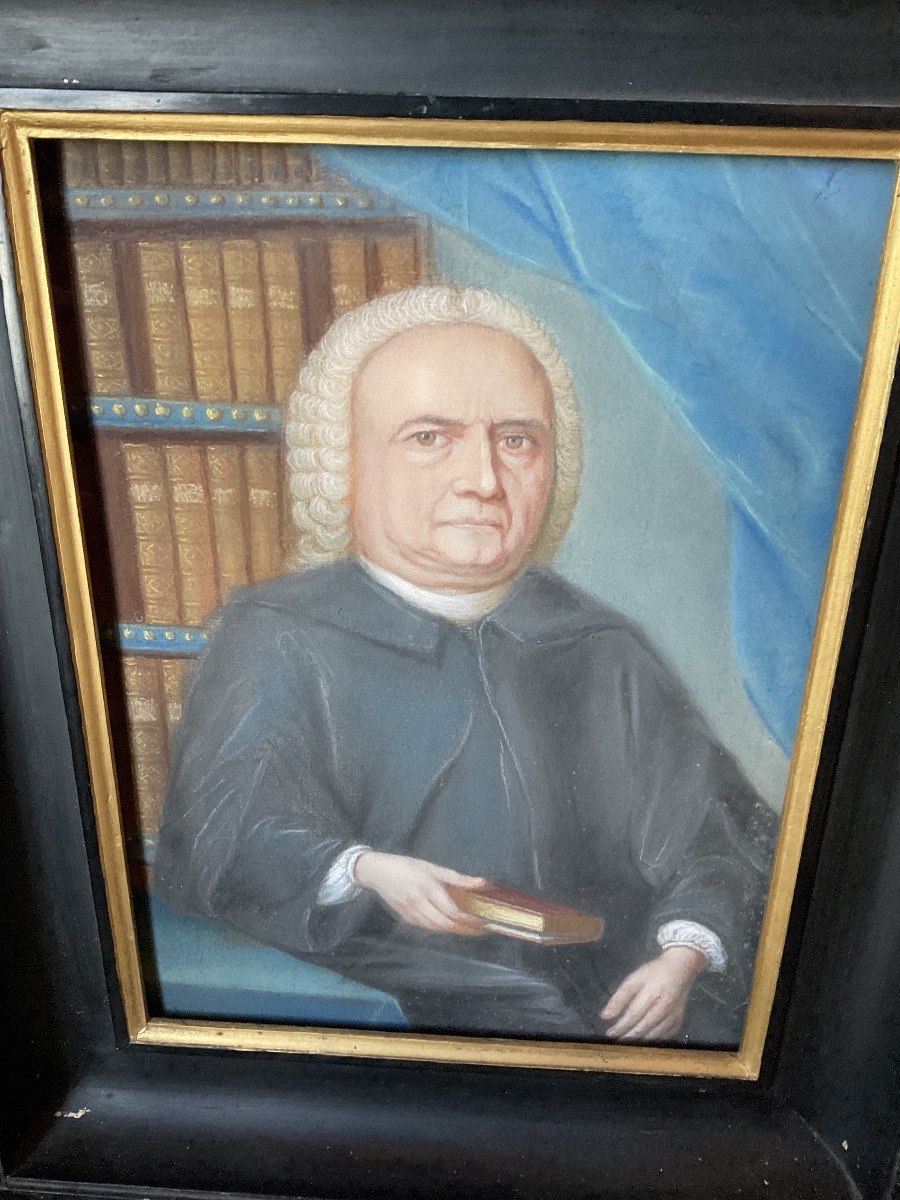 PastelXVIIIe Jésuite missionnaire Hollandais -photo-3