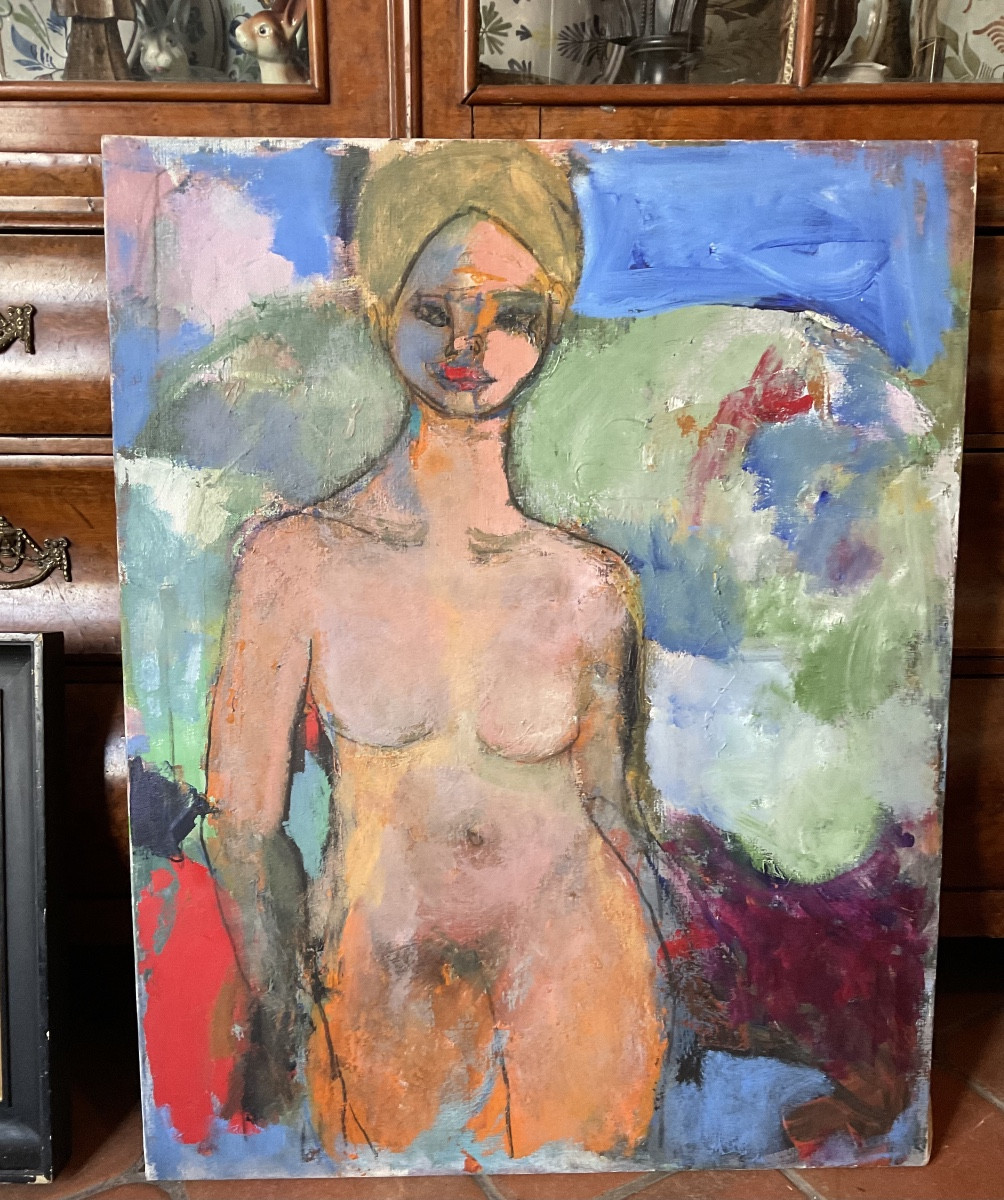 Toile  nu coloré Grisoli Struve 1917 1987-photo-4