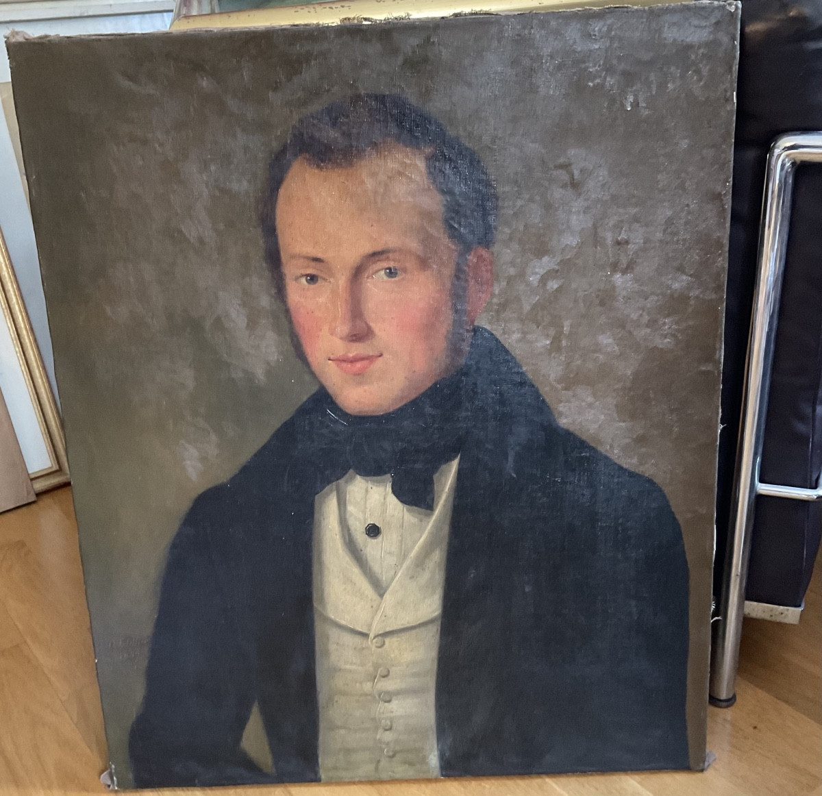 Portrait d’homme XIXe-photo-4