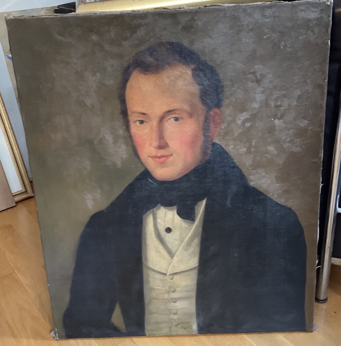 Portrait d’homme XIXe-photo-2