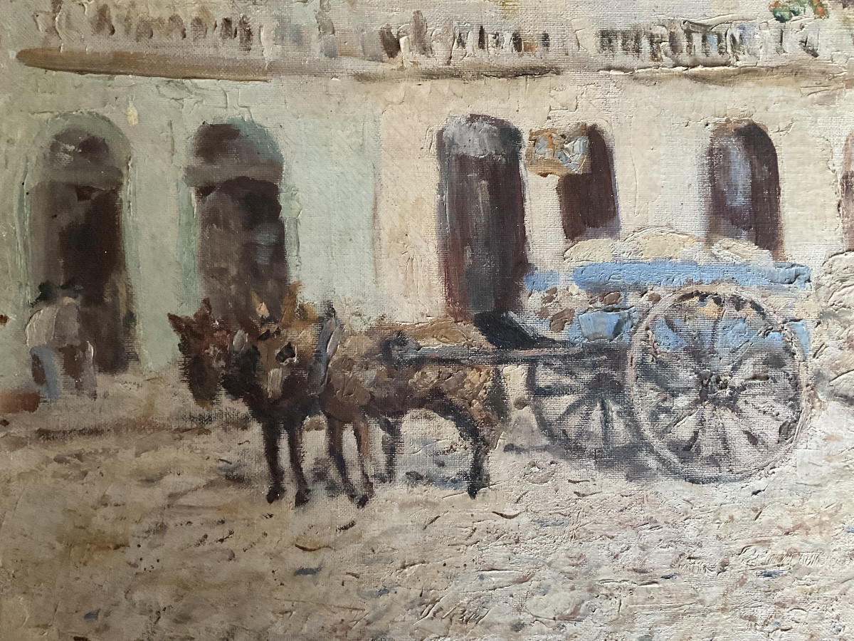 Exodus In 1943 Oil On Canvas-photo-4