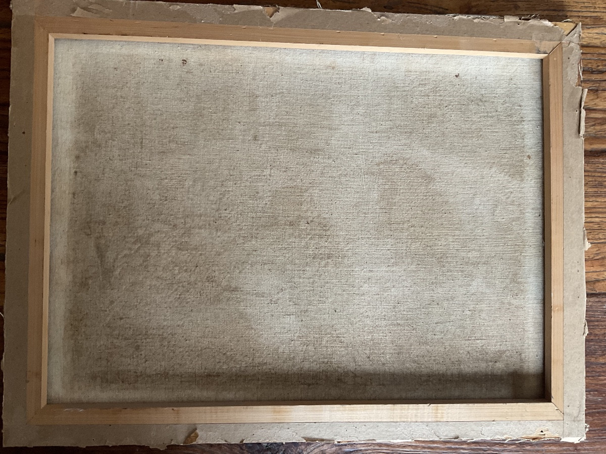 Exodus In 1943 Oil On Canvas-photo-3