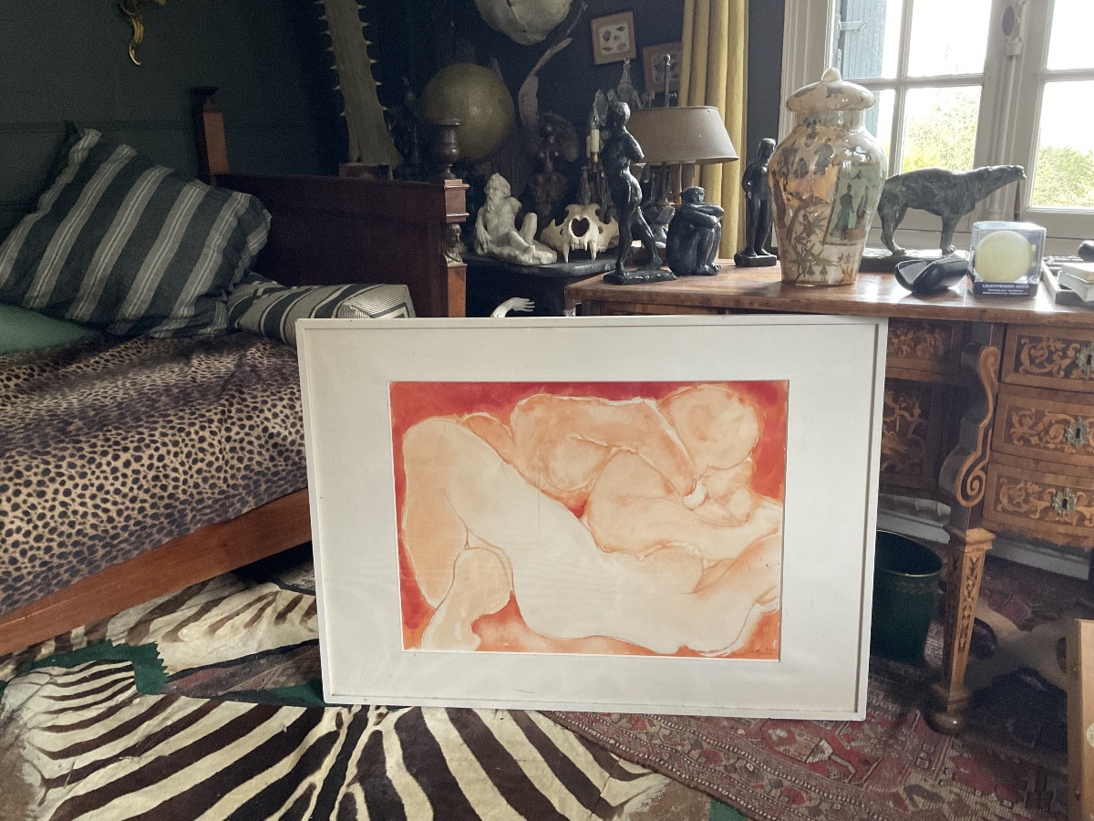 Grand nu rose par E. Pignon 74-photo-3